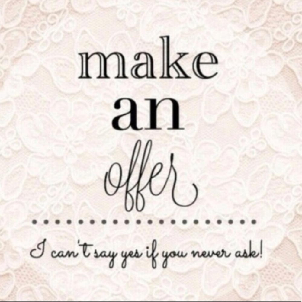 Reasonable offers welcome ☺️